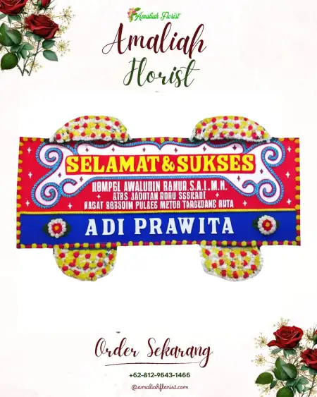 Papan Bunga Ucapan Selamat Luwungbata